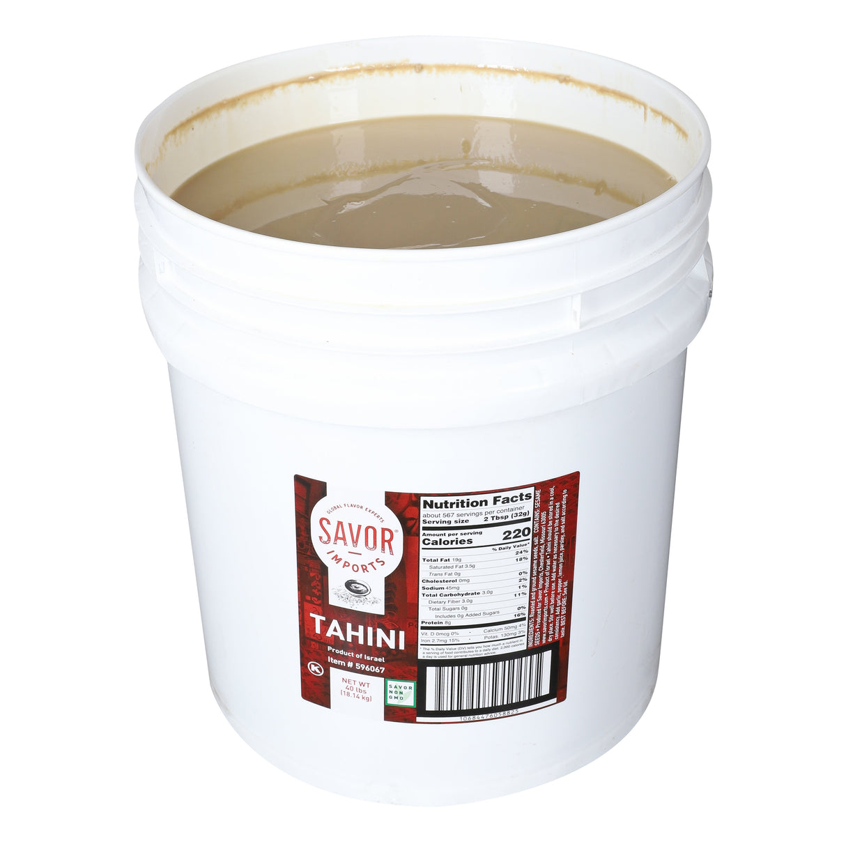 Paste, Tahini, Roasted,1 - 40 POUND