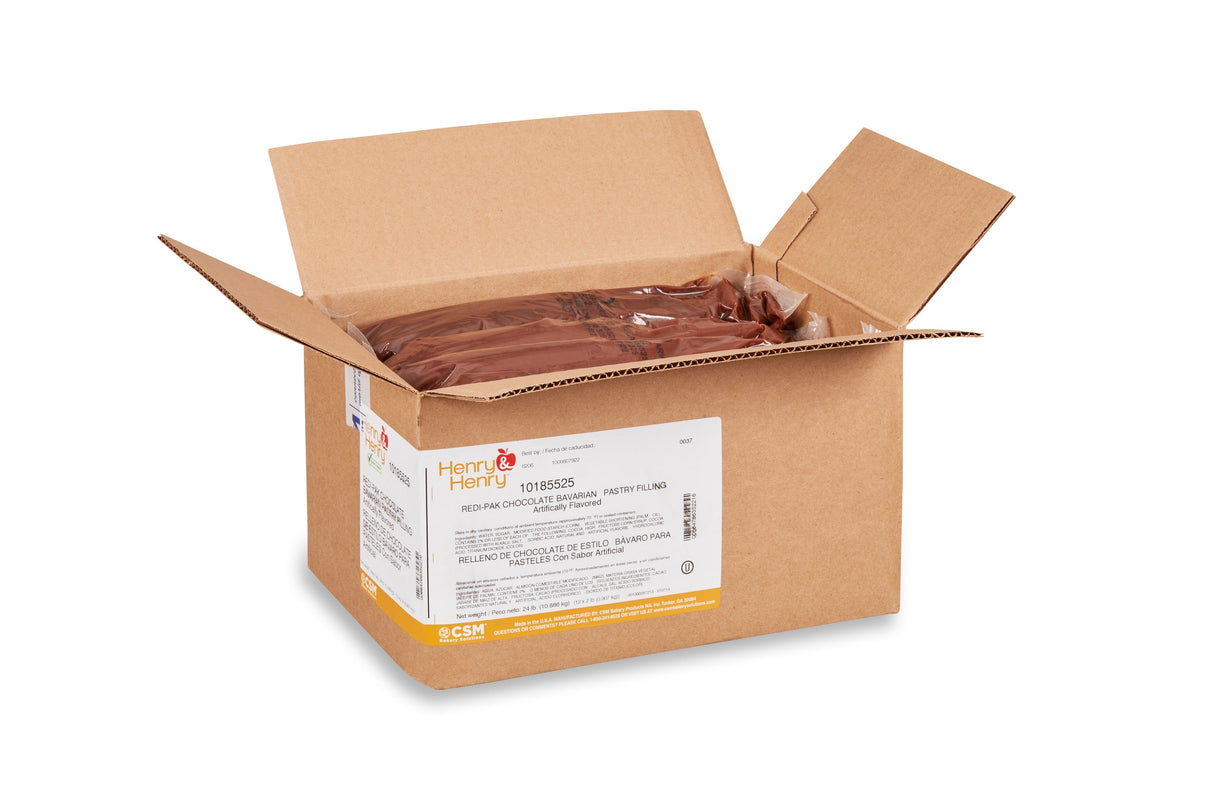 Filling, Pastry, Chocolate Bavarian,12 - 2 POUND
