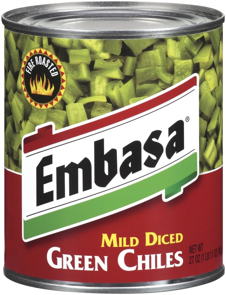 Peppers, Green Chile, Diced,12 - 27 OUNCE