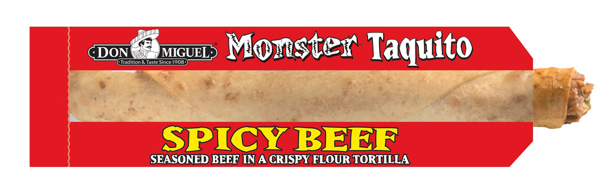 Taquitos, Spicy Beef, Frozen,24 - 4 OUNCE