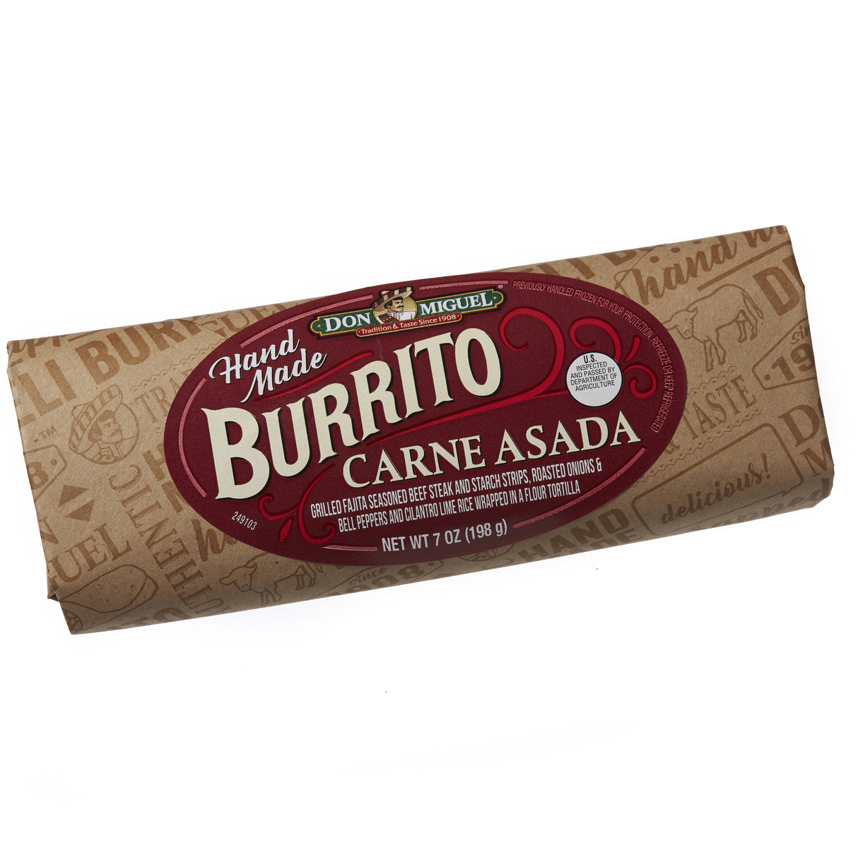 Burritos, Carne Asada, Frozen,12 - 7 OUNCE