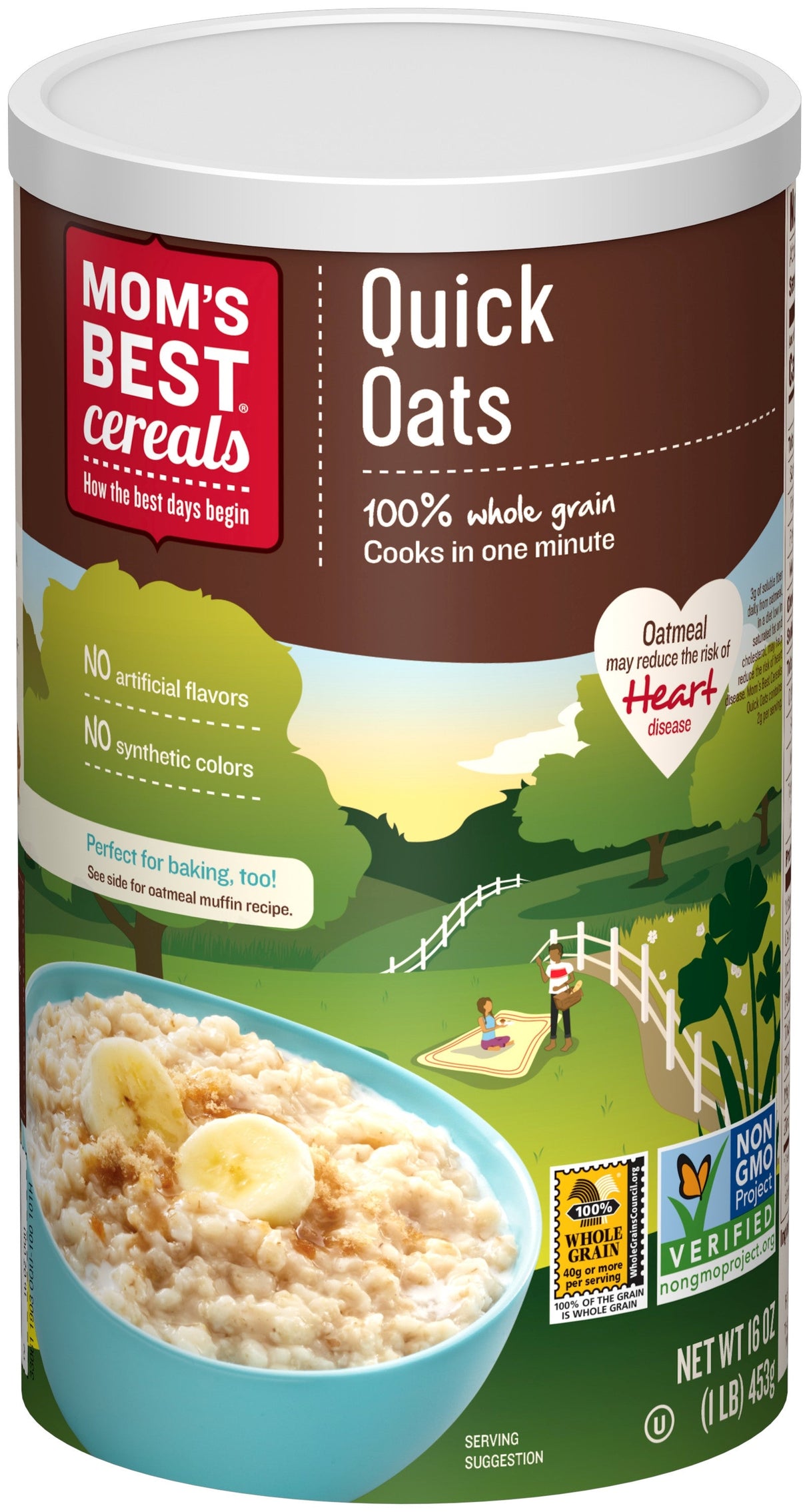 Oats, Quick Cooking,12 - 16 OUNCE