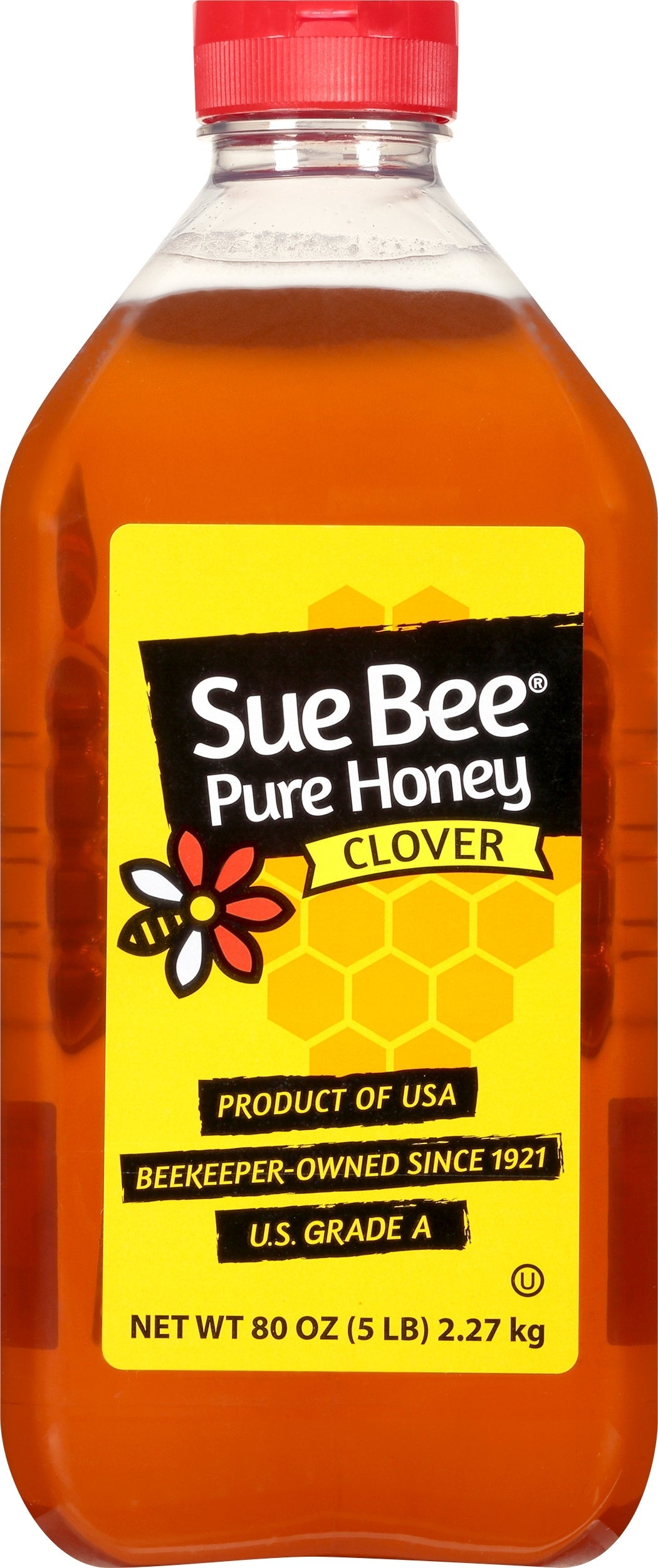 Honey, Clover, Squeeze Bottle,6 - 5 POUND