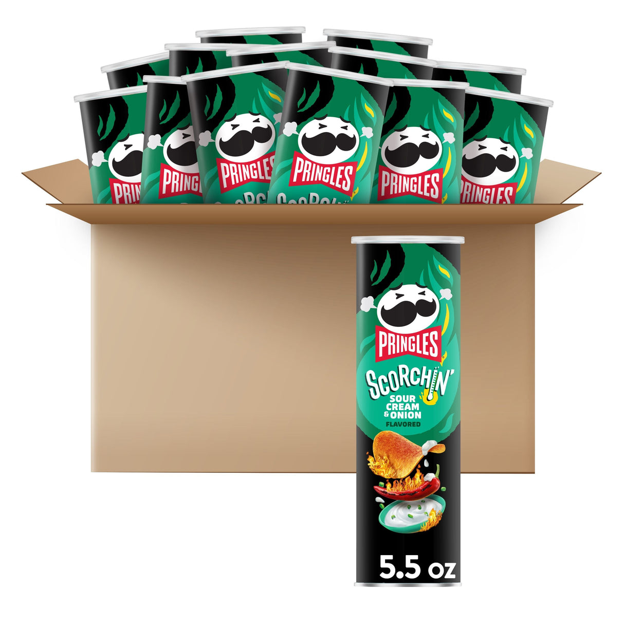Crisps, Potato, Sour Cream & Onion,14 - 5.5 OUNCE