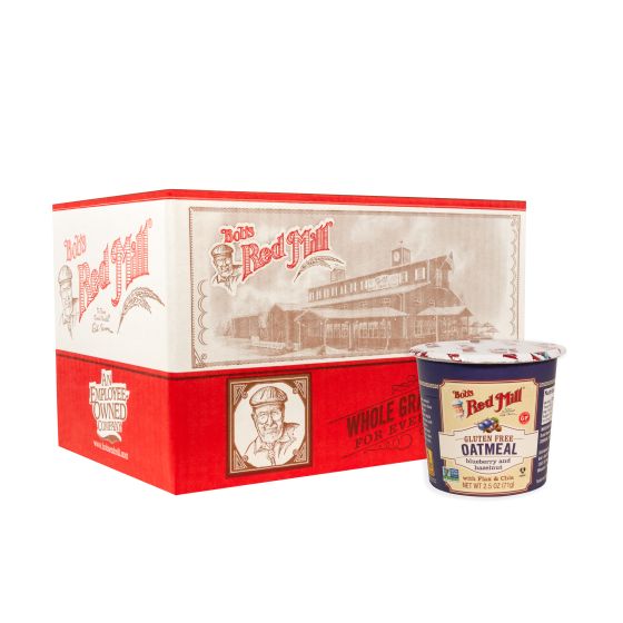 Oatmeal, Blueberry & Hazelnut, contains Flax & Chia, Single-Serve Cup,12 - 2.5 OUNCE