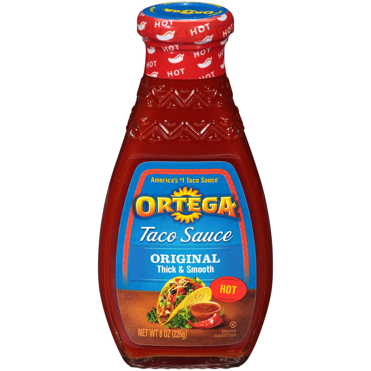 Sauce, Taco, Hot,12 - 8 OUNCE