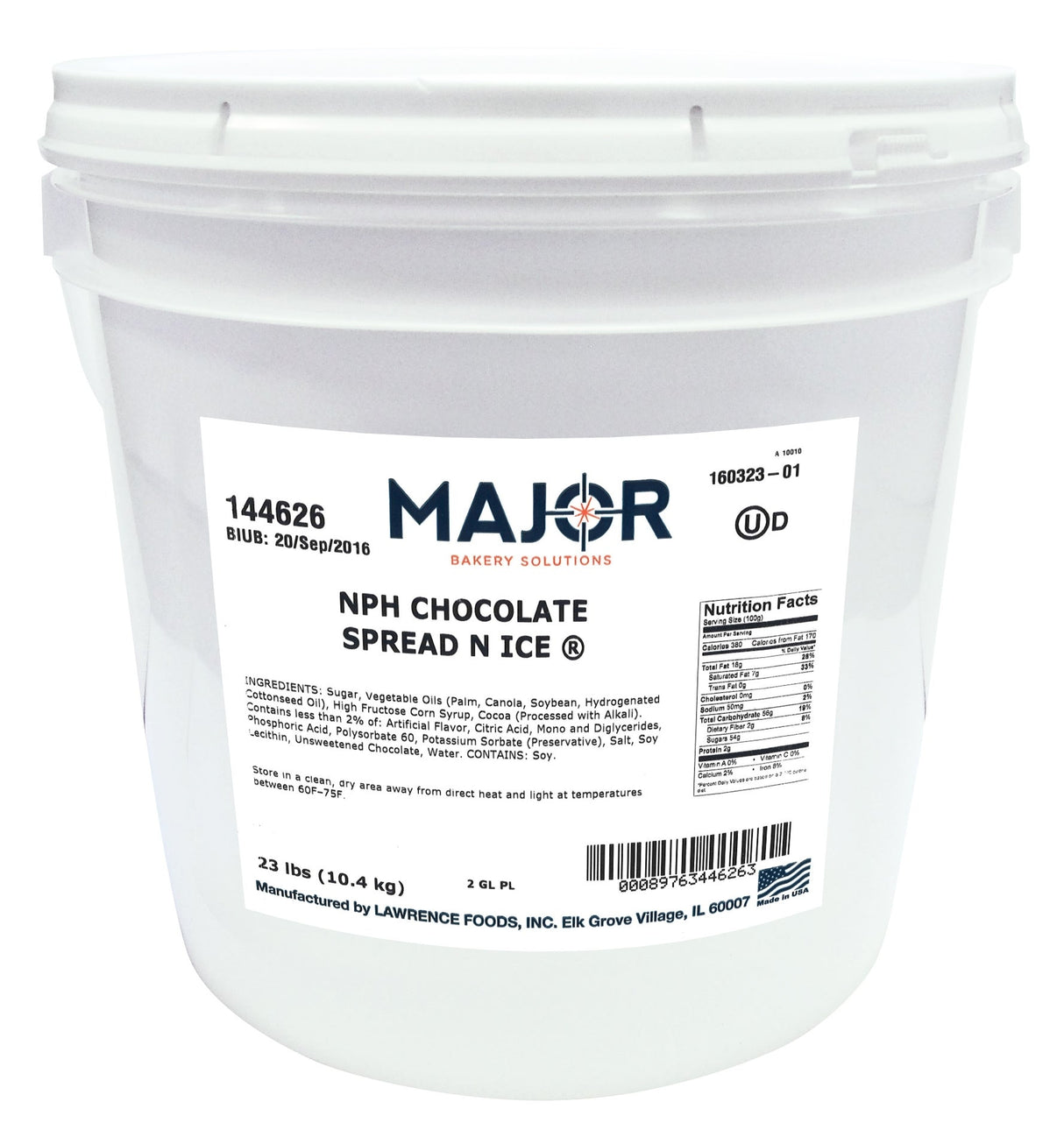 Icing, Chocolate, Ready-to-Spread, Shelf-Stable,1 - 23 POUND