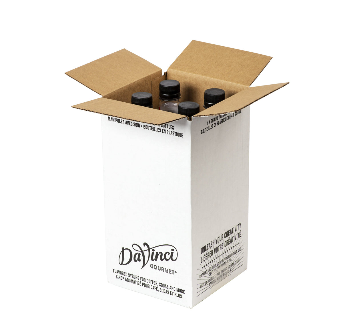 Beverage Syrup, Banana, Sugar-Free, Plastic,4 - 750 ML