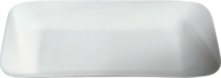 Platters, Porcelain, 9 x 5.75 Inch, Classic White, Slanted Rectangular,6 - 4 COUNT