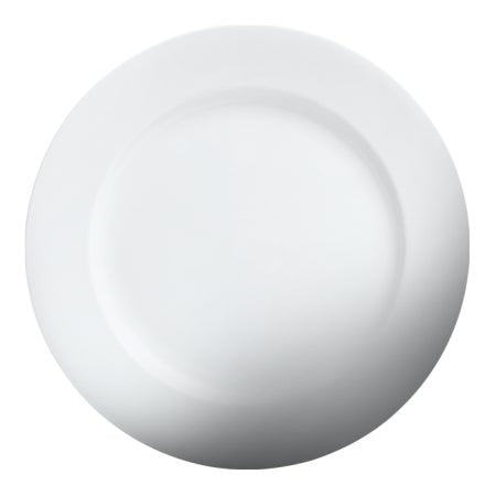 Plates, Porcelain, 9.25 Inch, Classic White, Rim,4 - 6 COUNT