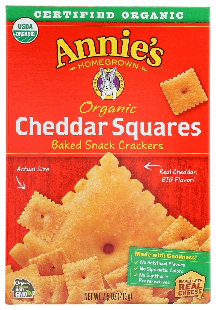 Crackers, Cheddar, Square,12 - 7.5 OUNCE