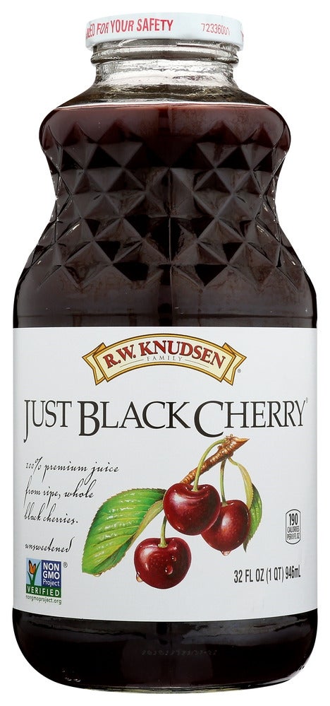 Juice, Black Cherry, 100%, Unsweetened, Shelf-Stable,6 - 32 FLUID