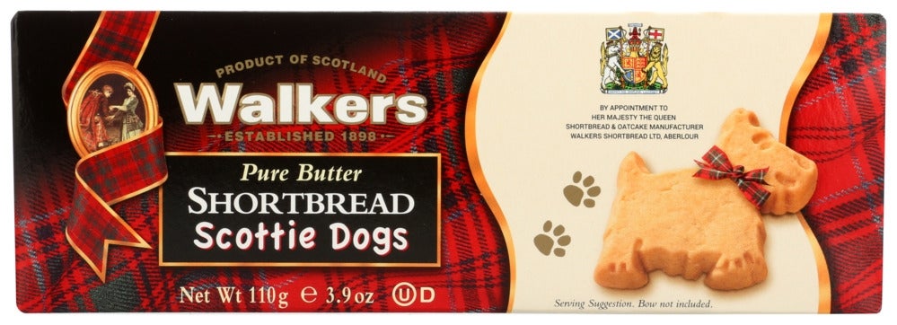 Cookies, Shortbread, Scottie Dog, Pure Butter, Shelf-Stable,12 - 3.9 OUNCE