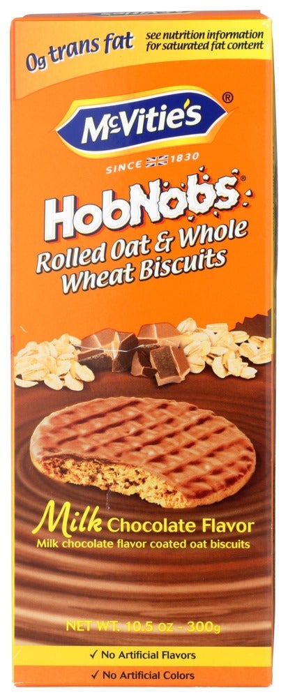Cookies, Rolled Oat & Whole Wheat Biscuit, Milk Chocolate-Coated, Shelf-Stable,12 - 10.5 OUNCE