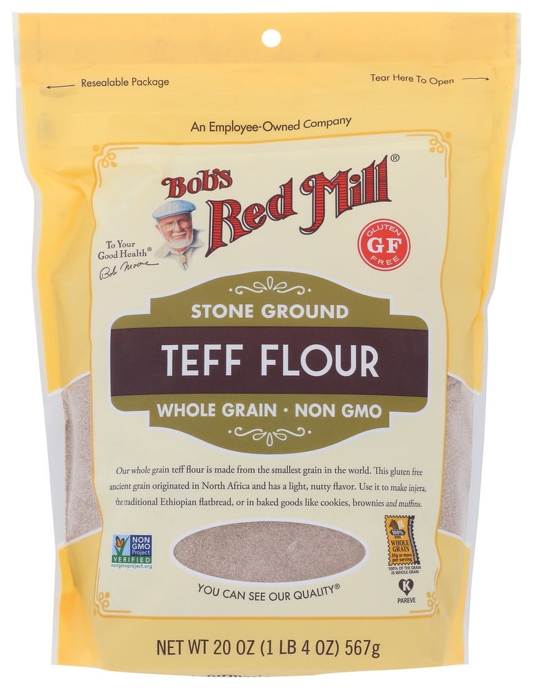 Flour, Whole Grain Teff, Stone Ground,4 - 20 OUNCE