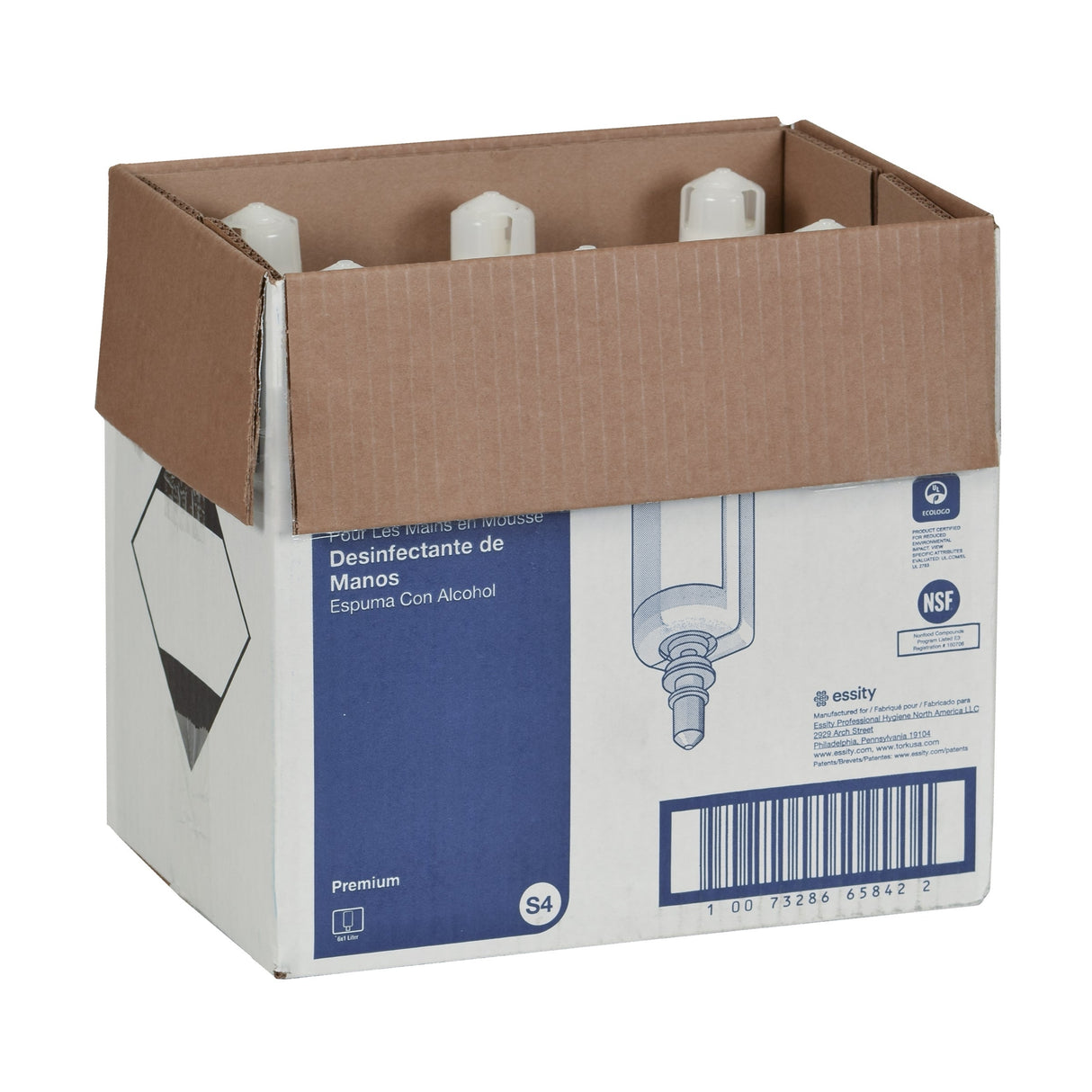 Hand Sanitizer, Foaming, Dispenser Refill,6 - 1 LITER
