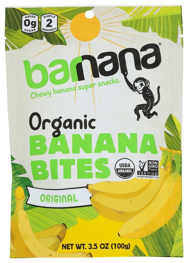 Snack Bites, Banana, Original,12 - 3.5 OUNCE