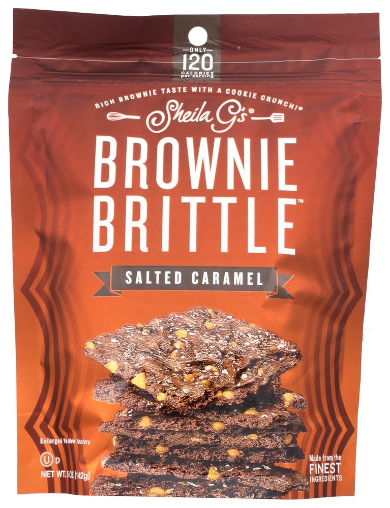 Brownie Brittle, Salted Caramel, Shelf-Stable,12 - 5 OUNCE