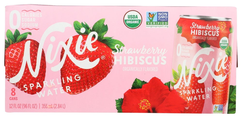 Water, Sparkling, Strawberry Hibiscus,24 - 12 FLUID