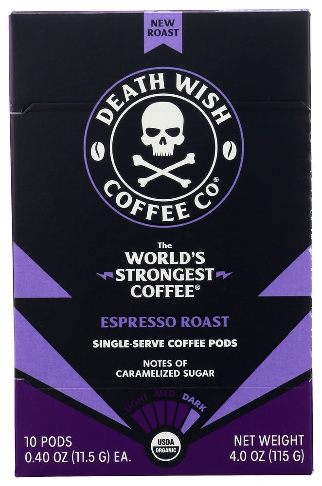 Espresso, Ground, Pod,6 - 10 COUNT