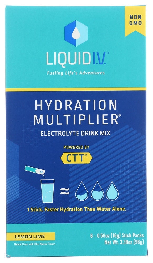 Drink Mix, Electrolyte, Lemon & Lime, Single-Serve Packet,1 - 3.38 OUNCE