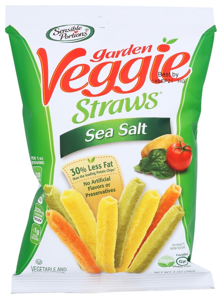 Snacks, Veggie Straw, Lightly Salted,24 - 1 OUNCE