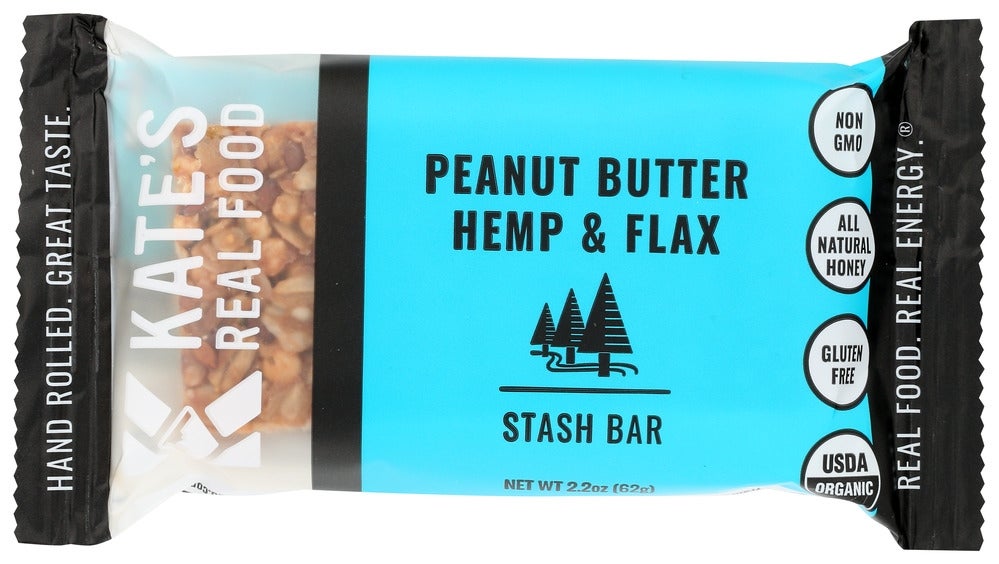 Bars, Stash Bar, Peanut Butter Hemp & Flax,12 - 2 OUNCE