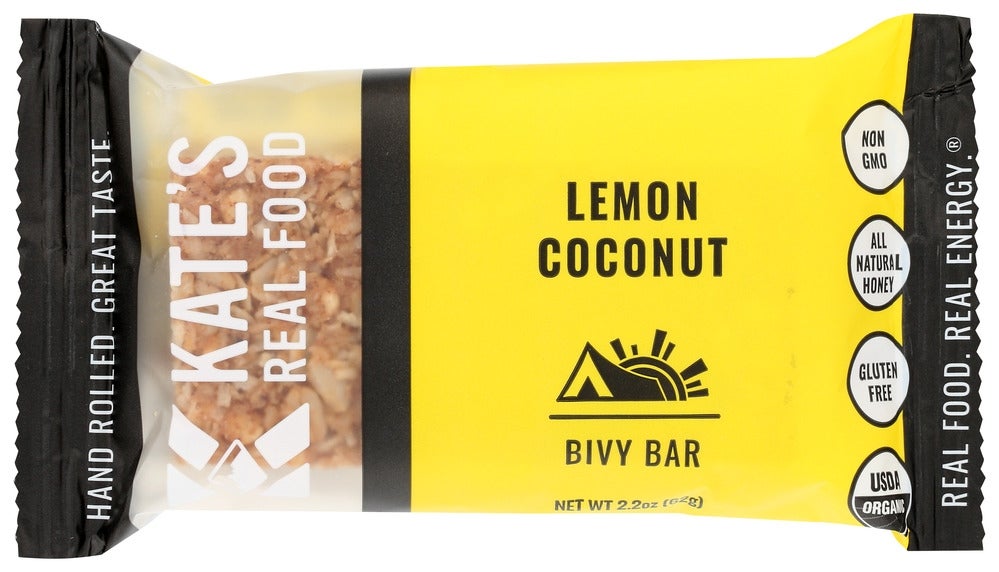 Bars, Bivy Bar, Lemon Coconut,12 - 2 OUNCE