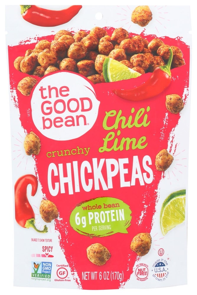 Snacks, Chickpea, Crunchy, Smoked Chili Lime,6 - 6 OUNCE