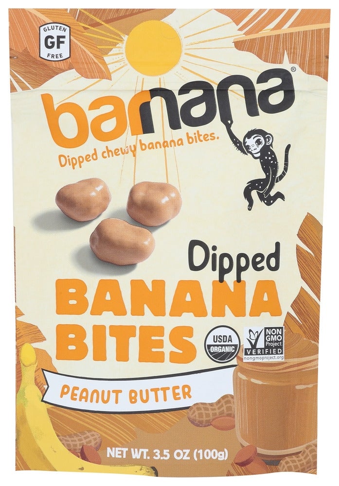 Snack Bites, Banana, Peanut Butter-Dipped,12 - 3.5 OUNCE