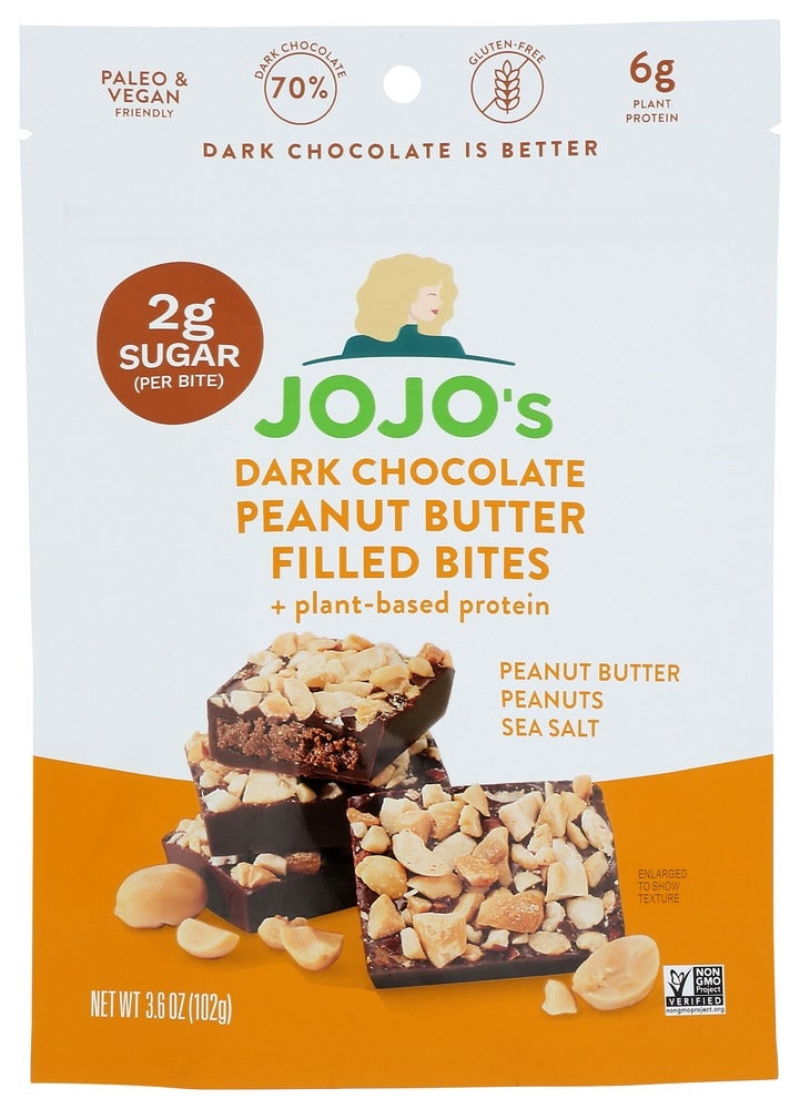 Snack Bites, Dark Chocolate, Peanut Butter-Filled,6 - 3.6 OUNCE