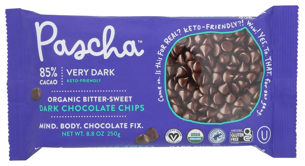 Baking Chips, Very Dark, 85% Cacao,6 - 8.8 OUNCE