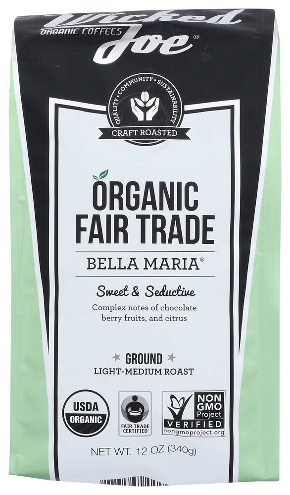 Coffee, Ground, Light-Medium Roast,6 - 12 OUNCE