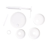 Pump Kit, 1 Ounce, White, Plastic, with Adaptor Caps,1 - 1 EACH