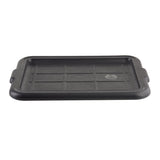 Covers, Black, 21.75 x 16.13 x 1 Inch, for Tote Boxes,1 - 12 COUNT