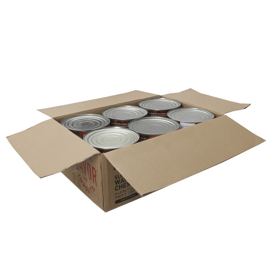 Water Chestnuts, Sliced,6 - 105.8 OUNCE