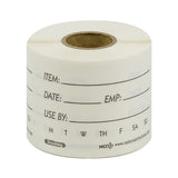 Labels, Shelf Life, 2 x 3 Inch, Dissolvable, White, Rectangular,1 - 250 COUNT