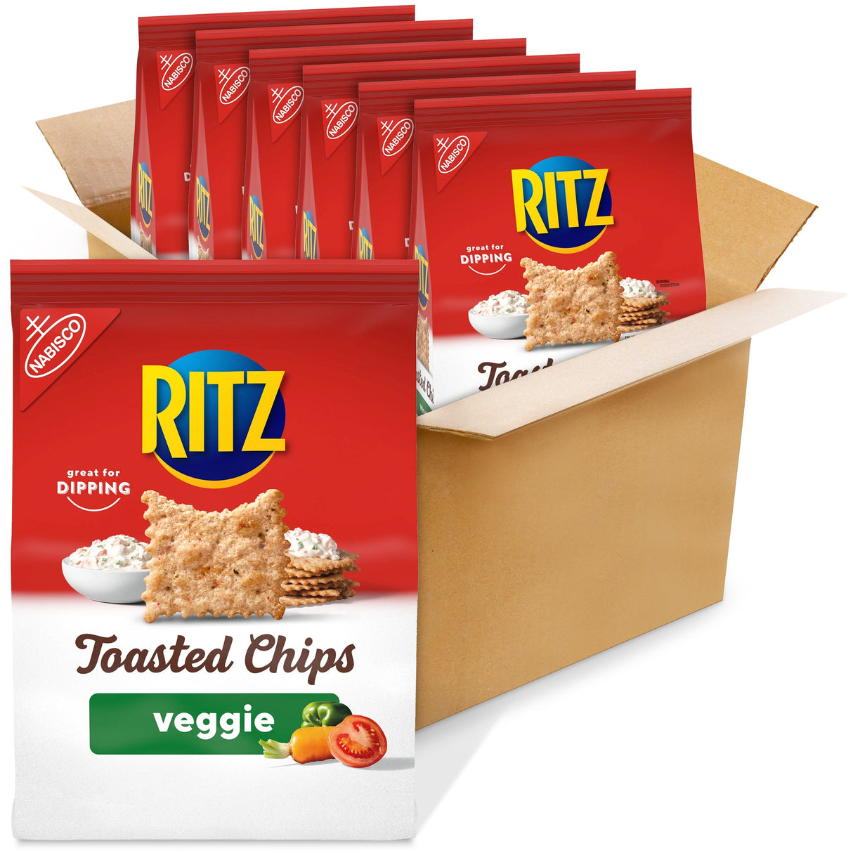 Chips, Toasted, Veggie,6 - 8.1 OUNCE