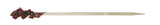 Picks, Club Frill, 4 Inch, Wood, Assorted Color,10 - 1000 COUNT