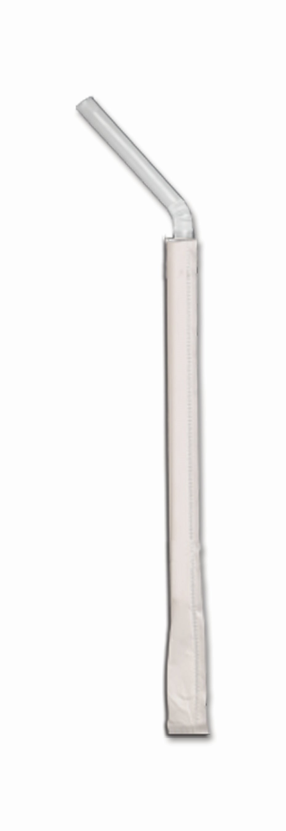 Straws, Flex, 7.75 Inch, Plastic, White, Paper Wrapped,4 - 400 COUNT
