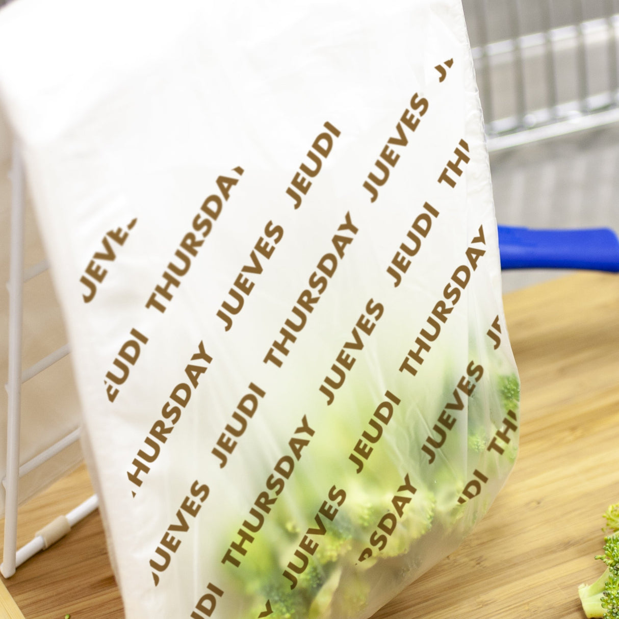 Bags, Portion, 8.5 x 8.5 Inch, Plastic, Clear/Brown Thursday, Printed,2000 - 1 EACH