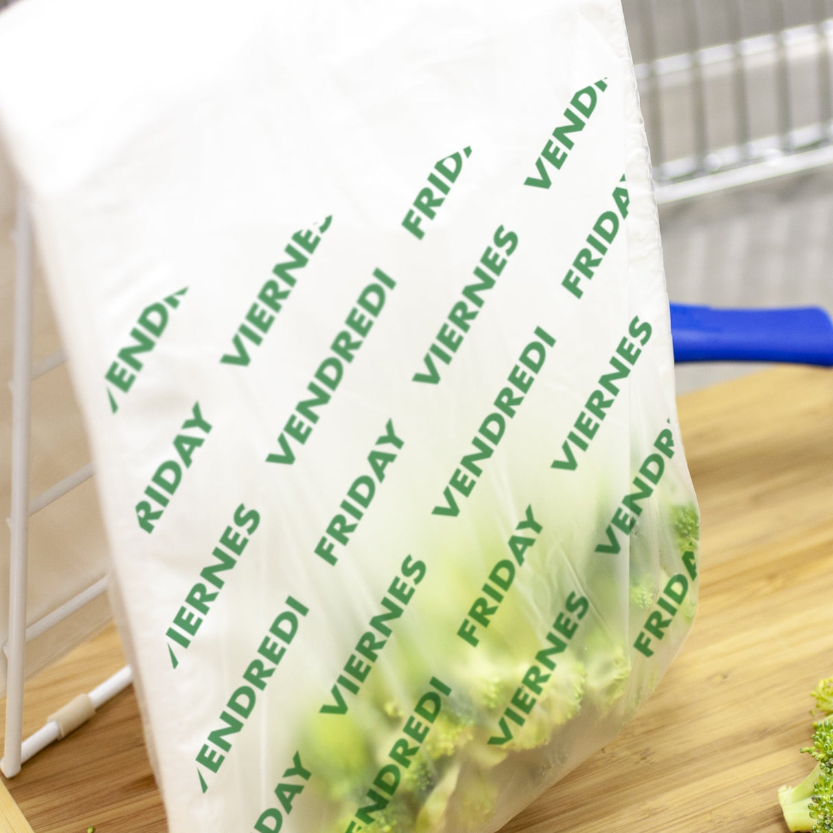 Bags, Portion, 8.5 x 8.5 Inch, Plastic, Clear/Green Friday, Printed,2000 - 1 EACH