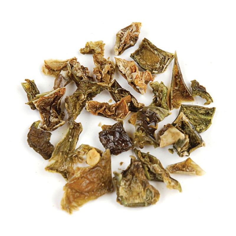 Peppers, Green Anaheim Chiles, Diced, Dried,1 - 5 POUND