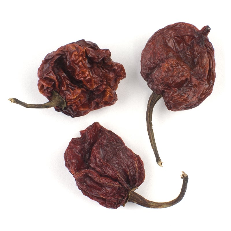Peppers, Carolina Reaper Chiles, Dried,1 - 1 POUND