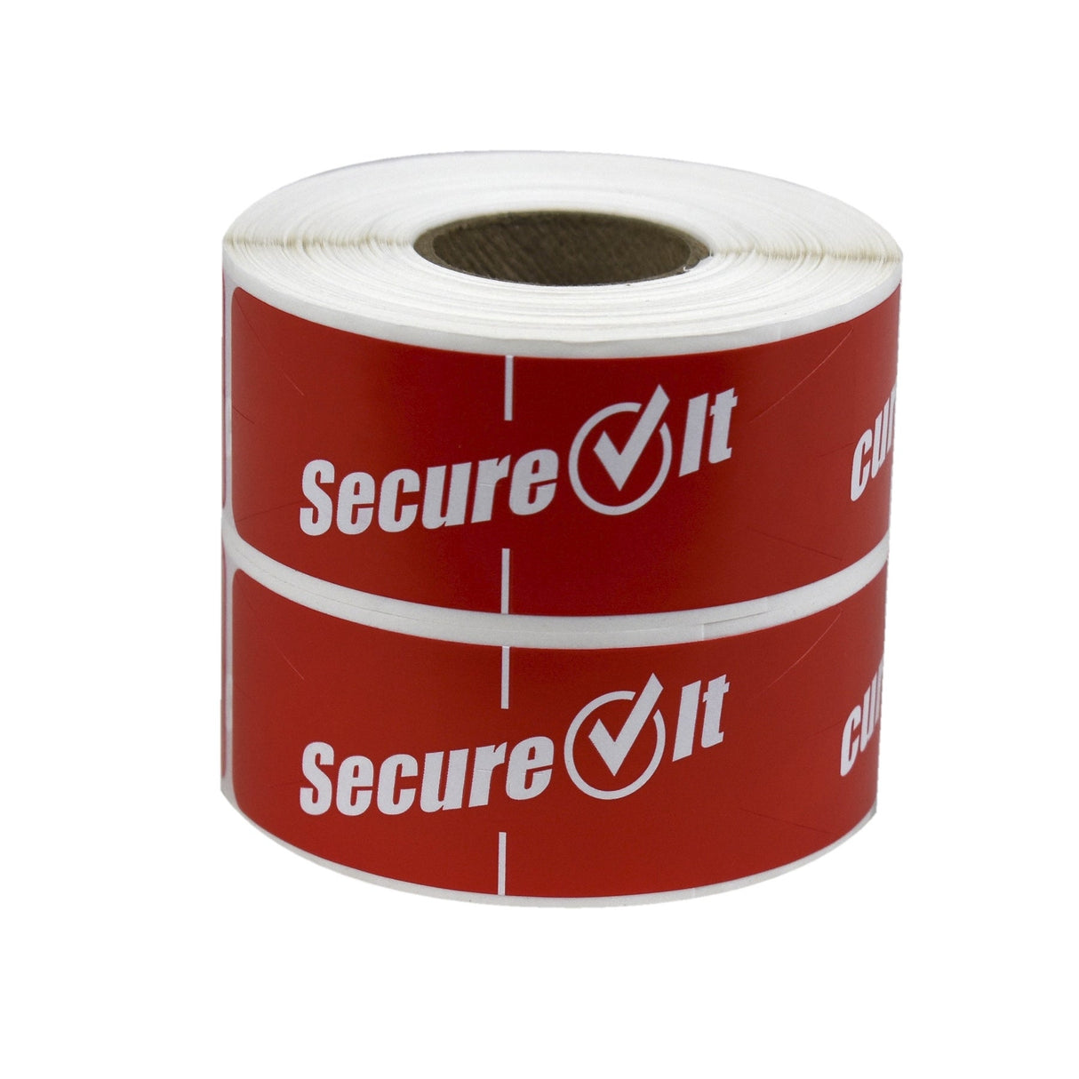 Labels, Tamper-Evident, 1 x 3 Inch, Permanent, Red with White Writing, Secure It,2 - 250 COUNT