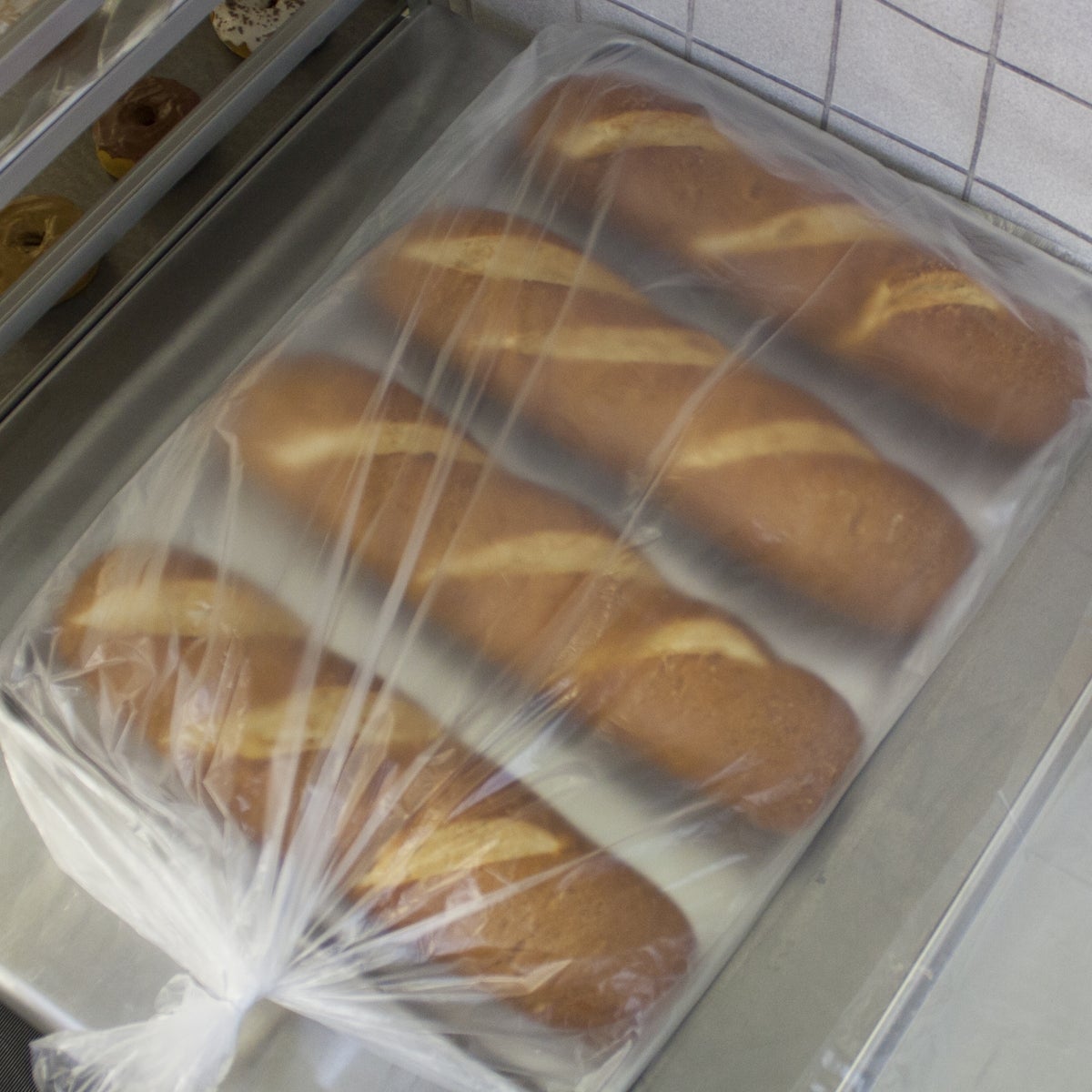 Bags, Freezer Bun Pan, 27 x 37 Inch, Plastic, Clear, with Ties,1 - 200 COUNT