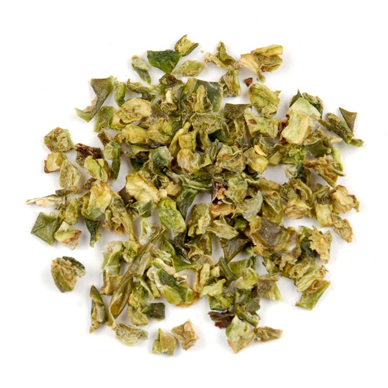 Peppers, Jalapeno Chiles, Diced, Dried,1 - 25 POUND