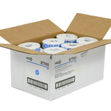 Labels, Monday, 0.75 Inch, Removable, Blue with White Font, Trilingual, Round,1 - 2000 COUNT