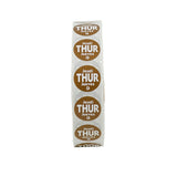 Labels, Thursday, 0.75 Inch, Removable, Brown, Circle, Trilingual,1 - 2000 COUNT