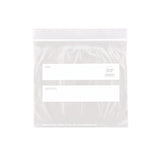 Bags, Reclosable Sandwich, 6.5 x 6 Inch, Plastic, Clear, with Write-On Label, Double Zipper,500 - 1 EACH
